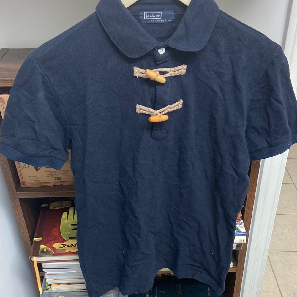 Jadore Navy Blue Polo Men's Shirt